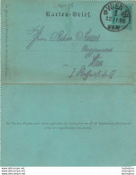 ENTIER POSTAL AUTRICHE WIEN 1898 - Brieven En Documenten