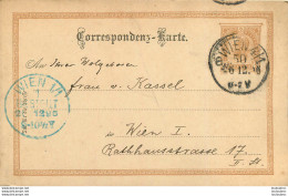 ENTIER POSTAL 1896 AUTRICHE WIEN - Brieven En Documenten