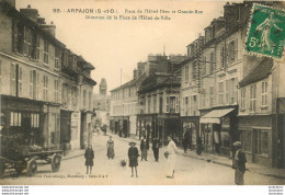 ARPAJON PLACE DE L'HOTEL DIEU ET GRANDE RUE - Arpajon