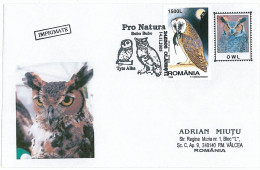 COV 13 - 257 OWL, Romania - Cover - Used - 2005 - Brieven En Documenten