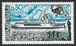 French Southern & Antarctic Territory 1979. Scott #78 (MNH) Jeanne D'Arc, Helicopter Carrier - Nuevos