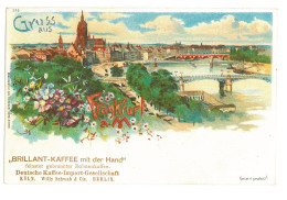 GER 95 - 17131 FRANKFURT, Litho, Germany - Old Postcard - Unused - Frankfurt A. Main