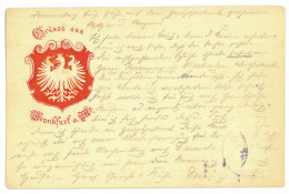 GER 95 - 17132 FRANKFURT, Germany - Old Postcard - Used - 1901 - Frankfurt A. Main