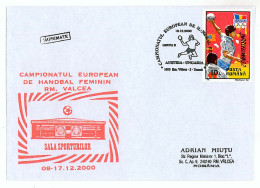 H 5 - 129 HANDBALL, Austria-Hungary, Romania - Cover - Used - 2000 - Cartas & Documentos