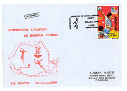 H 5 - 133 HANDBALL, Hungary-Russia, Romania - Cover - Used - 2000 - Brieven En Documenten