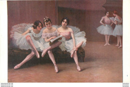 SALON DE PARIS  F.  FLEURY AVANT LA LECON DANSEUSES EN TUTU  LUXOCHROMIE - Paintings