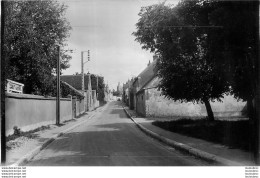 RARE VINNEUF RUE PASTEUR  EPREUVE PHOTO AYANT SERVIE AU TIRAGE DE LA CARTE POSTALE FORMAT  18 X 13 CM - Other & Unclassified