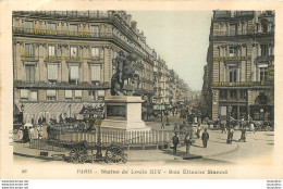 PARIS II STATUE DE LOUIS XIV RUE ETIENNE MARCEL - Paris (02)