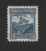 Czechoslovakia 1926 MNH ** Mi 252 Wz Sc 111 Karlstejn  With Watermarks No.8.Tschechoslowakei C6 - Nuevos