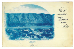 MUN 2 - 22555 KOTOR, Boche Di Cattaro, Panorama, Litho, Montenegro - Old Postcard - Used - 1899 - Montenegro