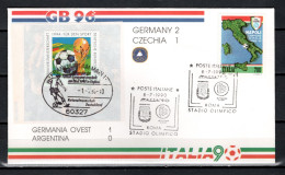 Italy / Germany 1990/1996 Football Soccer European Championship Com. Cover, Final Match - Europei Di Calcio (UEFA)