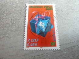 Meilleurs Voeux 2000 - 3f. (0.46 €) - Yt 3290 - Multicolore - Oblitéré - Année 1999 - - Oblitérés