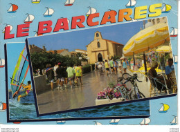 66 PORT BARCARES N°671 L'Eglise ND De Bon Secours La Place De La République En 1996 Vélos PUB KIS Planche à Voile - Port Barcares