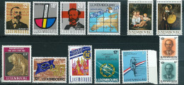 Luxembourg 1989 (2 Scans) Entre N° 1164 & 1185 (Y&T) Neufs Sans Charnière Très Frais - Annate Complete