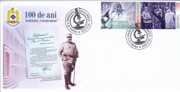 ROMANIA 2021 -100 Years Cantacuzino Institute Of Microbiology And Immunology COVERS  FDC , ROMANIA. - FDC