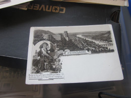 Gruss Aus Heidelberg   Old Litho Postcards - Andere & Zonder Classificatie