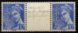 FRANCE    -   1942 .   Y&T N° 546 * / **  .Légendes Maculées - Unused Stamps