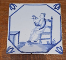 Carreau Delft Antique. Holland 13 Cm X 13 Cm. 13. - Delft (NLD)