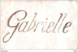 PRENOM   GABRIELLE AVEC PAILLETTES COLLEES - Nombres