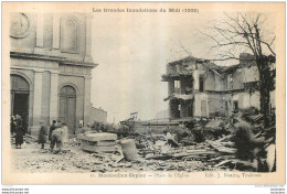 MONTAUBAN SAPIAC  LES GRANDES INONDATIONS DU MIDI 1930   PLACE DE L'EGLISE - Montauban