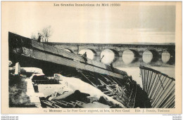 MOISSAC  LES GRANDES INONDATIONS DU MIDI 1930  LE PONT CACOR  EMPORTE - Moissac