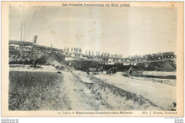 LES GRANDES INONDATIONS DU MIDI 1930    LIGNE DE MONTAUBAN CASTELSARRASIN MOISSAC - Montauban