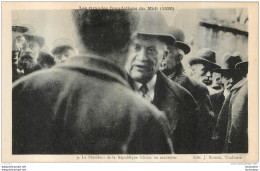 INONDATIONS DU MIDI 1930   LE PRESIDENT DE LA REPUBLIQUE FELICITE UN SAUVETEUR - Sonstige & Ohne Zuordnung