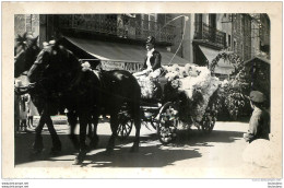 CARTE PHOTO  ATTELAGE FLEURI - Zu Identifizieren