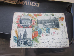 Gruss Aus Mainz    Old Litho Postcards - Altri & Non Classificati