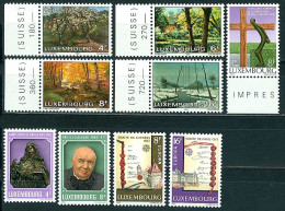 Luxembourg 1982 (2 Scans) Entre N° 997 & 1017 (Y&T)  Neufs Sans Charnière Très Frais - Unused Stamps