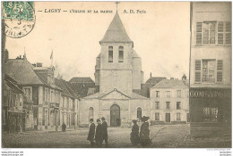 LAGNY SUR MARNE  EGLISE ET LA MAIRIE - Lagny Sur Marne