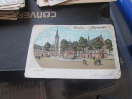 Gruss Aus Kevelear 1901    Old Litho Postcards - Sonstige & Ohne Zuordnung