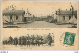 CAMP DE SISSONNE SORTIE PRINCIPALE ET LE DEPART DU CAMP - Maniobras