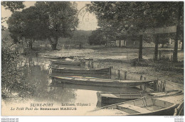 SEINE PORT LE PETIT PONT DU RESTAURANT MARIUS - Andere & Zonder Classificatie