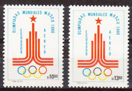 Olympische Spelen  1980 , Ecuador - Zegels Postfris - Estate 1980: Mosca