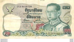 BILLET THAILANDE 20 - Thaïlande