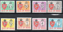 Isle Of Man  Timbres Taxes , Due To Pay XXX1975 - Isle Of Man