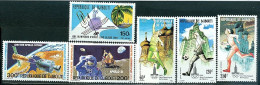 Djibouti Poste Aérienne 1980 N°Y&T 134 à 139 Neufs Sans Charnière Jeux Olympiques Conquête Spatiale - Yibuti (1977-...)