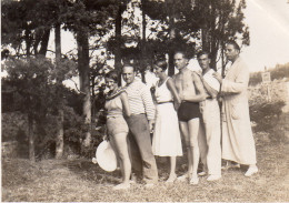 Photographie Photo Vintage Snapshot Celebration Reunion Famille - Anonyme Personen