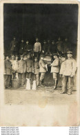 CARTE PHOTO ALLEMANDE GROUPE DE SOLDATS ALLEMANDS  1916 - War 1914-18