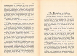 A102 1501 Franz Kreuter Eisenbahn Im Gebirge Bergbahn Artikel 1884 - Altri & Non Classificati