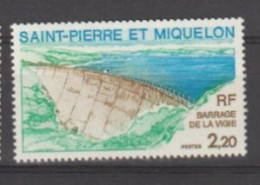 SAINT-PIERRE Et MIQUELON - Barrage De La VIGIE - Eau - Electricité - Unused Stamps