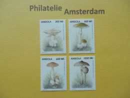 Angola 1993, FLORA MUSHROOMS CHAMPIGNONS PILZE SETAS PADDESTOELEN: Mi 945-48, ** - Pilze