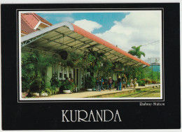 Australia QUEENSLAND QLD Railway Station KURANDA Peer PCO392 Postcard C1983 - Far North Queensland