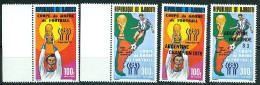 Djibouti Poste Aérienne 1978 N°Y&T 121 à 124 Neufs Sans Charnière Coupe Du Monde De Football - Yibuti (1977-...)