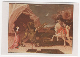 AK 210134 ART / PAINTING ... - Uccello - Heiliger Georg Mit Drachen - Peintures & Tableaux