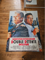Grande Affiche Double Détente Avec Arnold Schwarzenegger Et James Belushi - Plakate & Poster