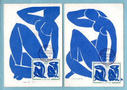 Carte Maximum 1961 - Les Nus Bleus D'Henri Matisse - YT 1320 - Paris - 1960-1969