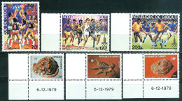 Djibouti 1979 N°Y&T 509 à 514 Neufs Sans Charnière Sport Année Préolympique, Coquillages - Gibuti (1977-...)