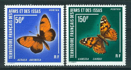 Afars Et Issas 1977 Papillons N° Y&T 438 Et 439 Neufs Sans Charnière Très Frais - Nuovi